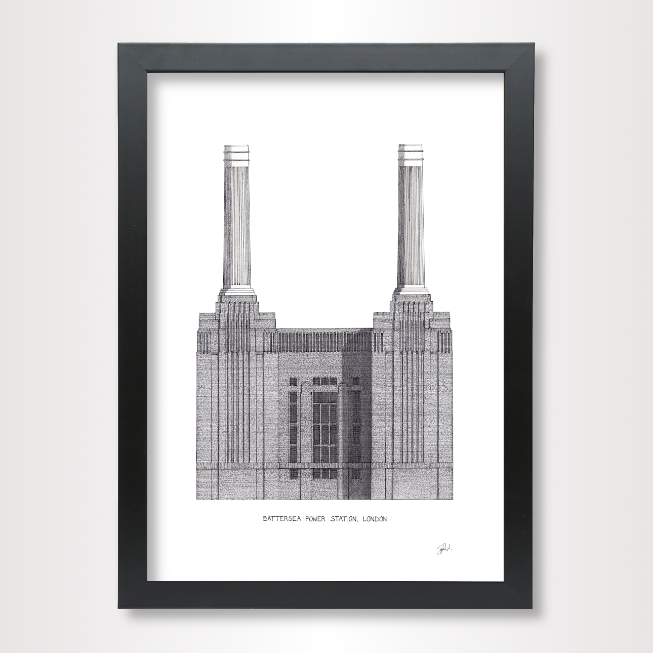 Battersea Power Station, London - High Quality Architecture Print