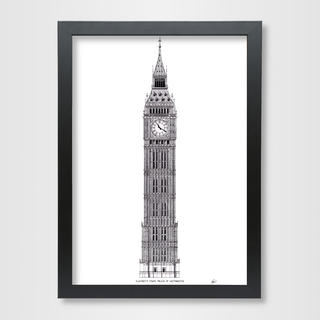 Big Ben, London - High Quality Architecture Print