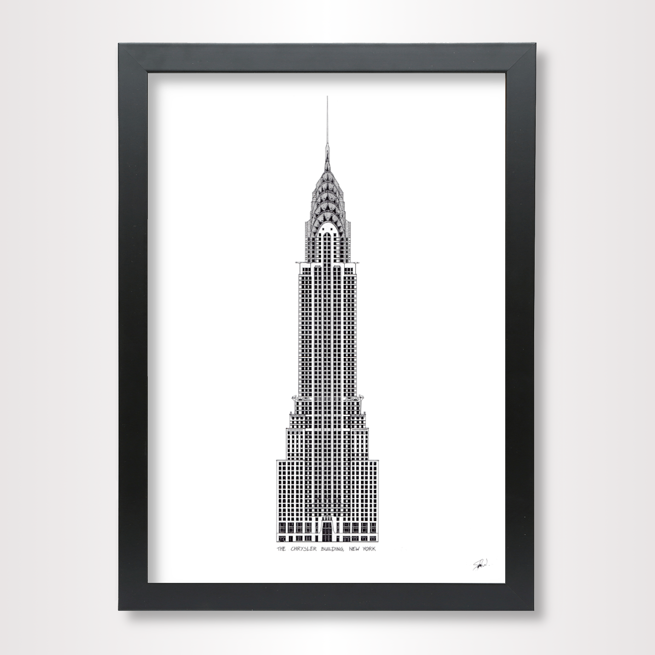 Chrysler Building, New York - High Quality Architecture Print