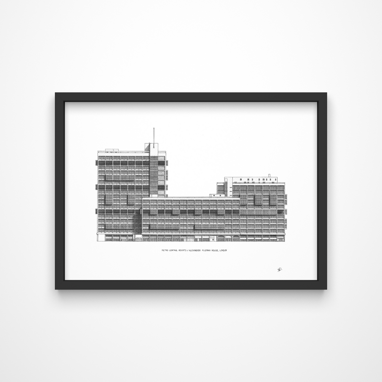 Metro Central Heights, Elephant & Castle - LIMITED EDITION Architecture Print
