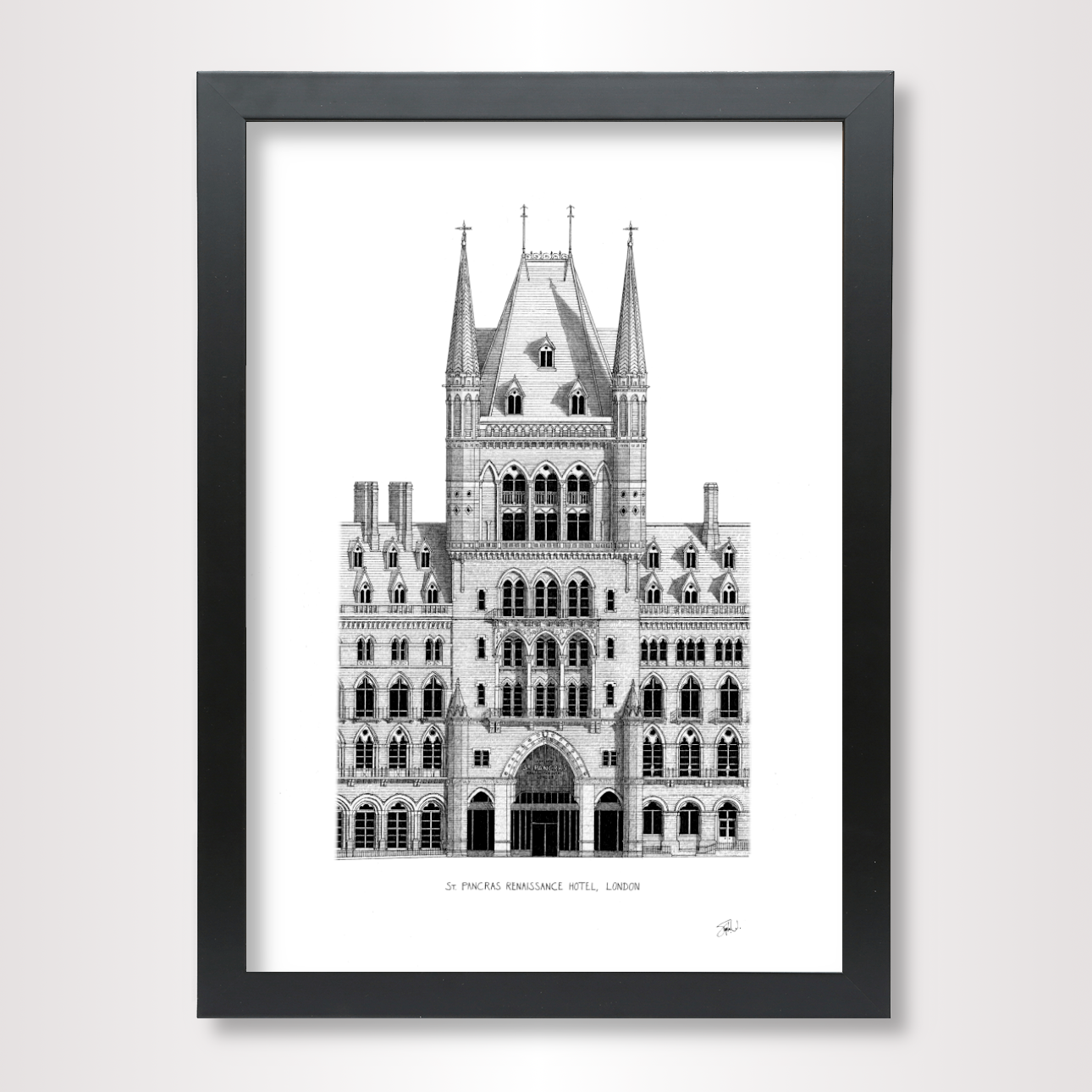 St Pancras Renaissance Hotel, London - High Quality Architecture Print