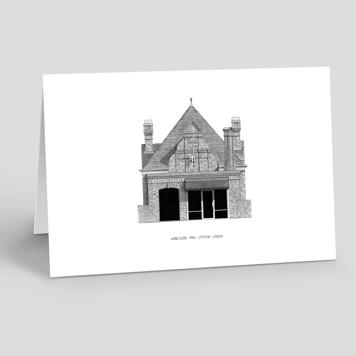 Wimbledon Park Tube Station - Greetings Card