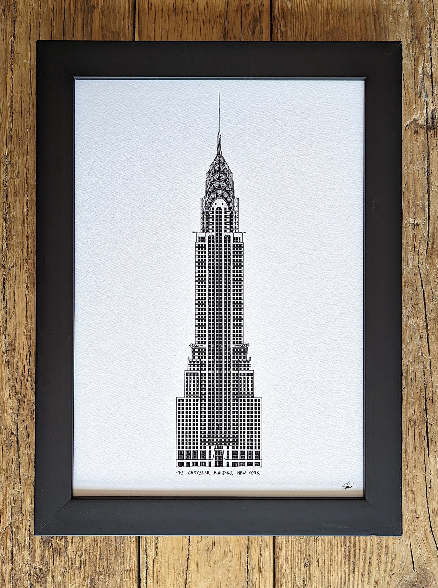 Chrysler Building, New York - High Quality Architecture Print