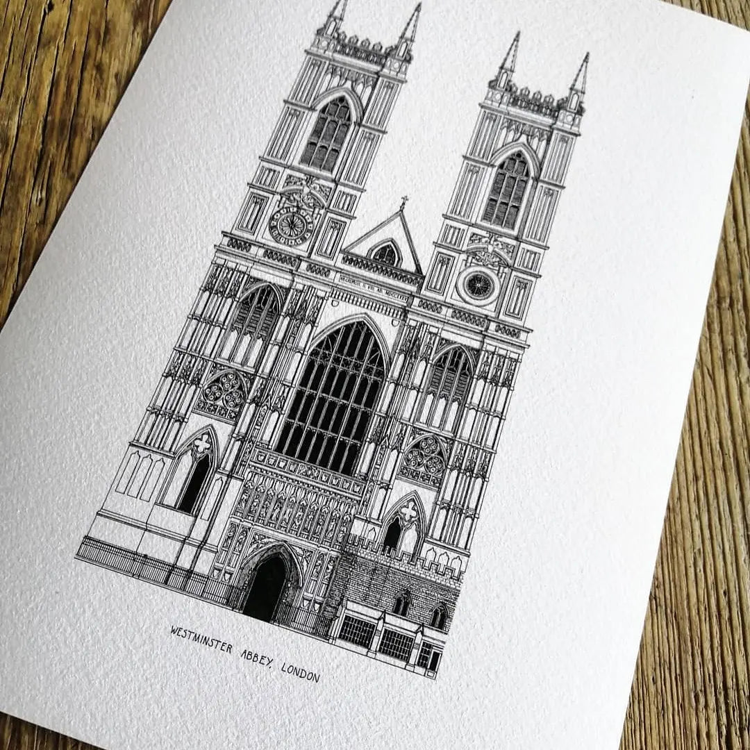 Westminster Abbey, London - High Quality Architecture Print