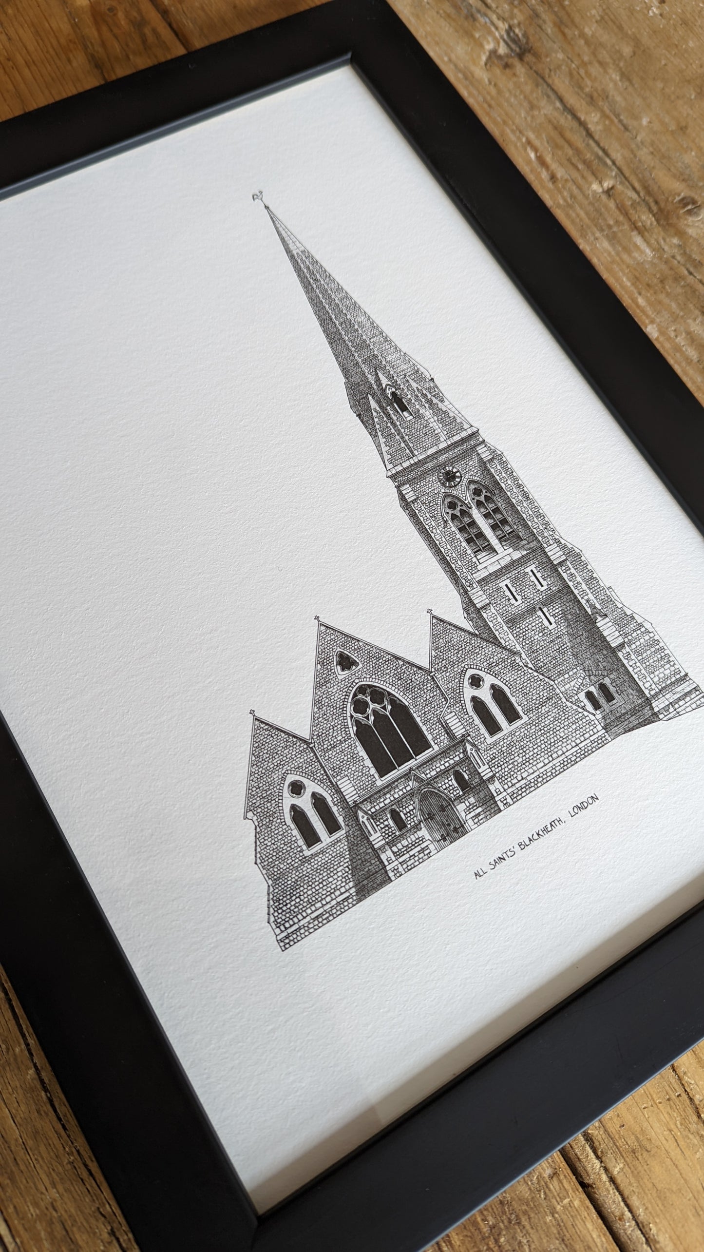 All Saints' Blackheath, London - High Quality Architecture Print