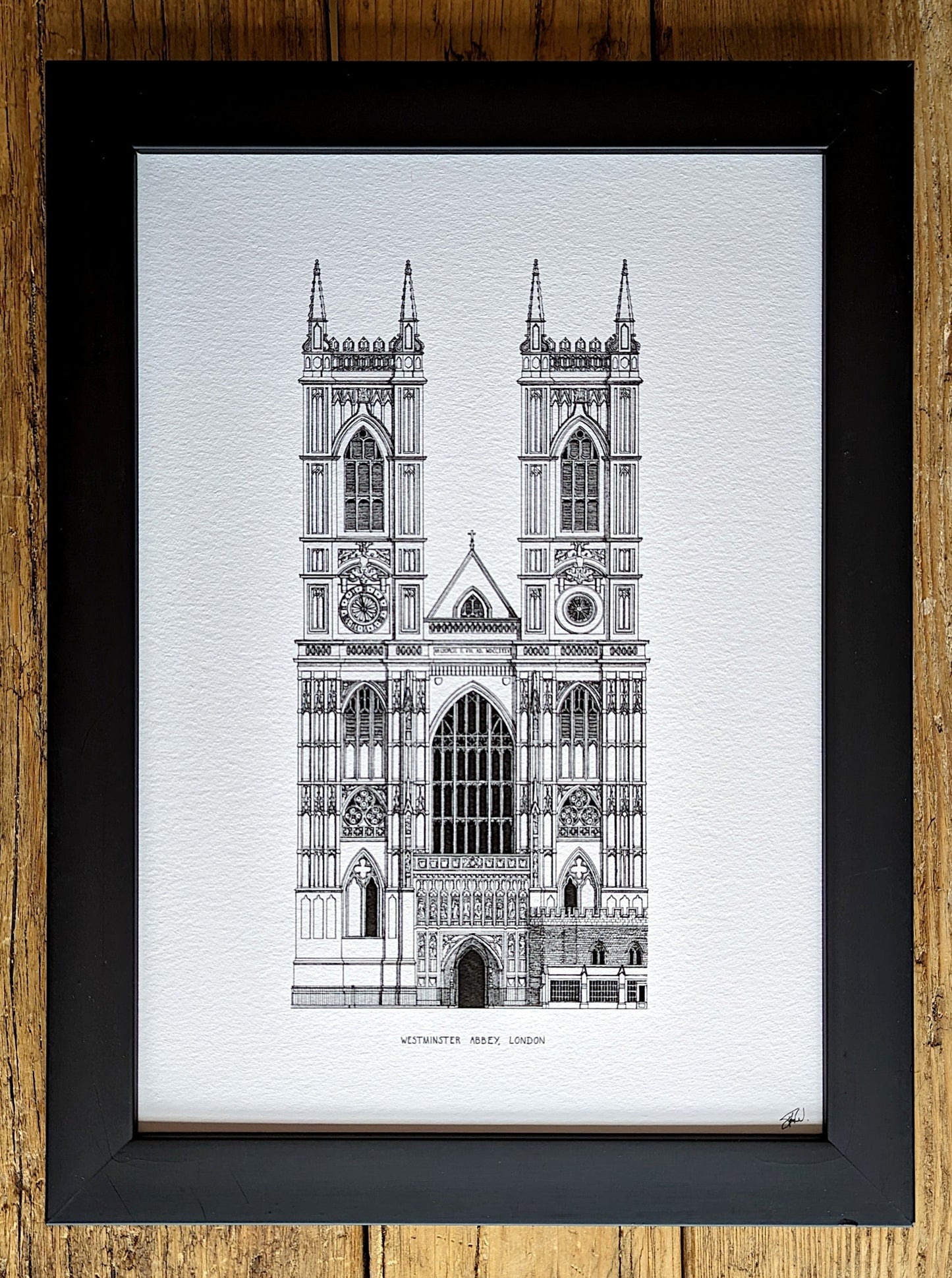 Westminster Abbey, London - High Quality Architecture Print