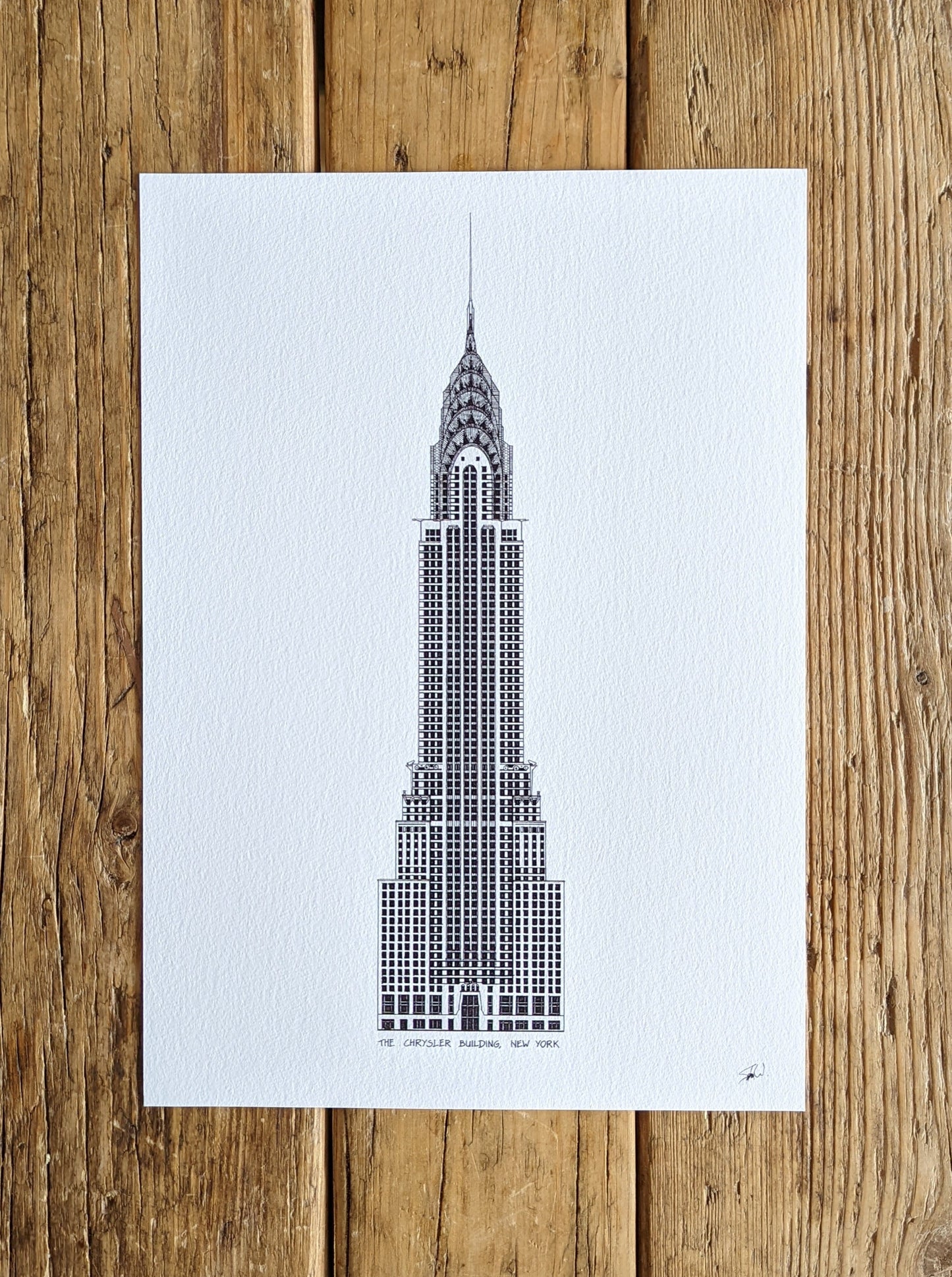 Chrysler Building, New York - High Quality Architecture Print