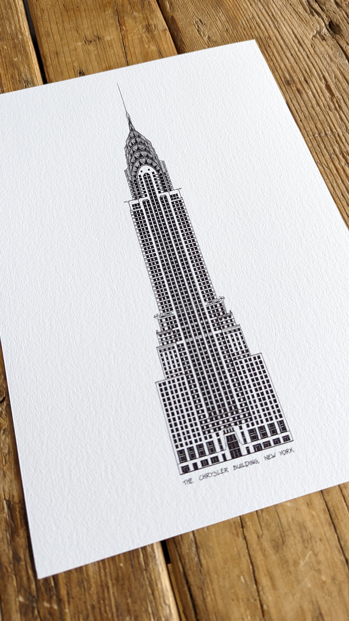 Chrysler Building, New York - High Quality Architecture Print