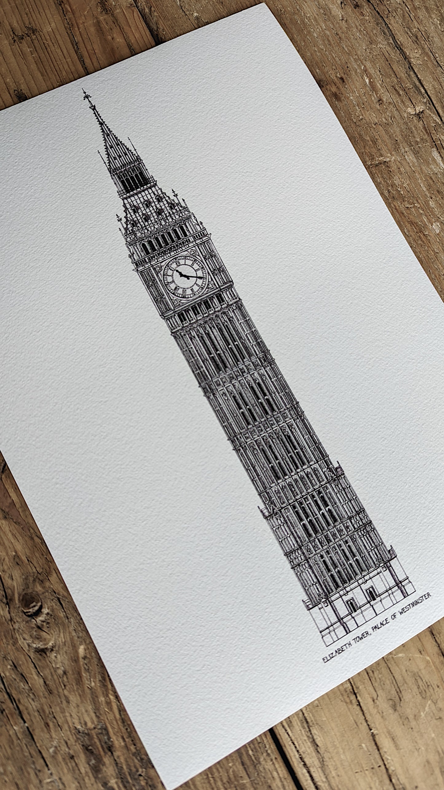 Big Ben, London - High Quality Architecture Print