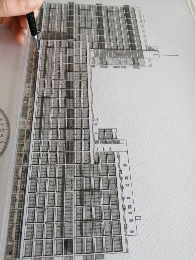 Metro Central Heights, Elephant & Castle - LIMITED EDITION Architecture Print