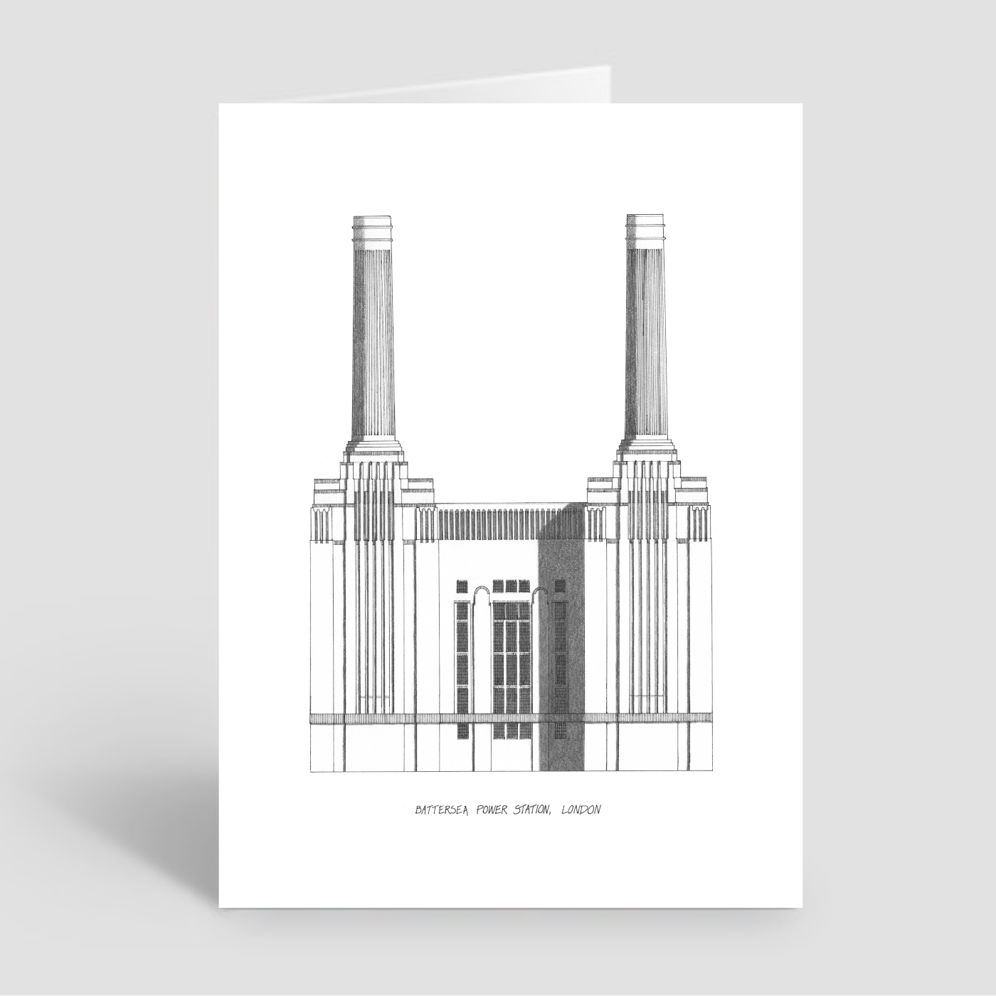 Battersea Power Station, London - Greetings Card