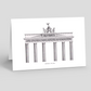 Brandenburg Gate, Berlin - Greetings Card