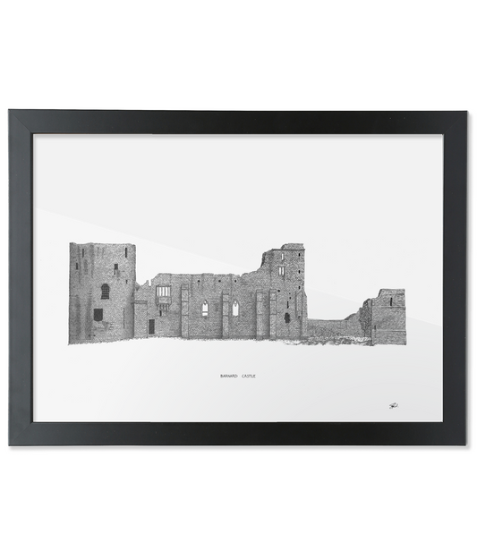 Barnard Castle - High Quality Architecture Print