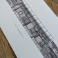 My sketch of Charlton Athletic Football Club - The Valley. Without colour