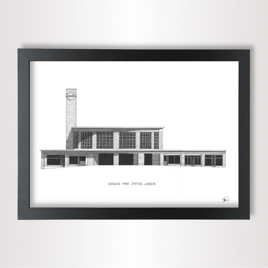 Chiswick Park Tube Station - High Quality Architecture Print