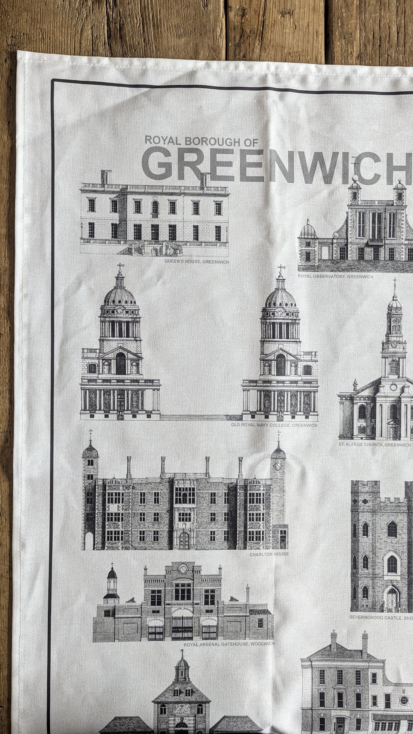 Royal Borough of Greenwich - Tea Towel