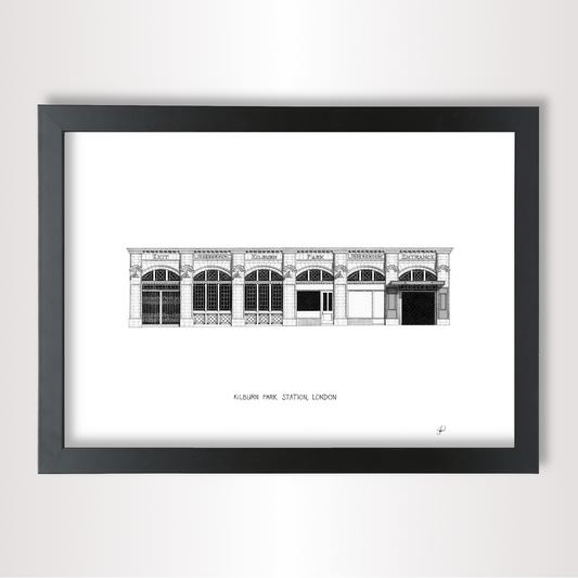 Kilburn Park Underground Station - High Quality Architecture Print