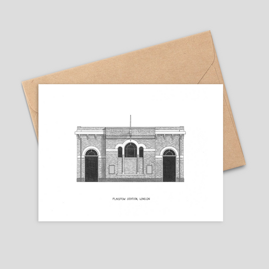 Plaistow Tube Station - Greetings Card