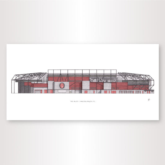 The Valley - Charlton Athletic F.C - High Quality Architecture Print