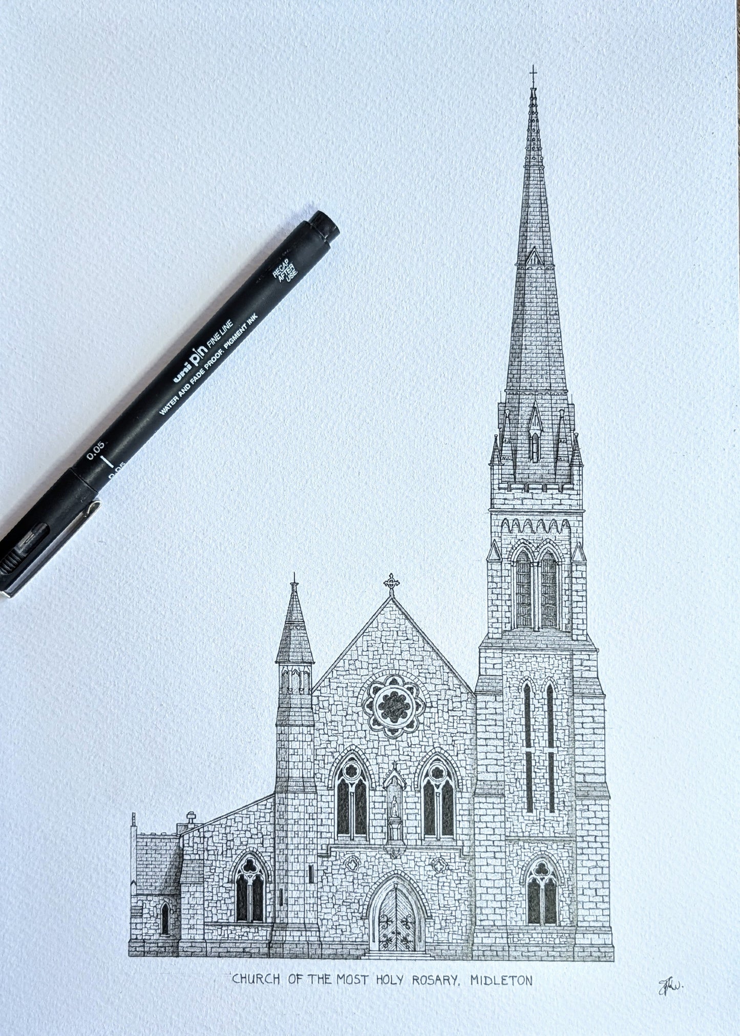 Holy Rosary Church, Midleton - High Quality Architecture Print (Copy)