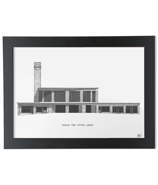 Chiswick Park Tube Station - High Quality Architecture Print