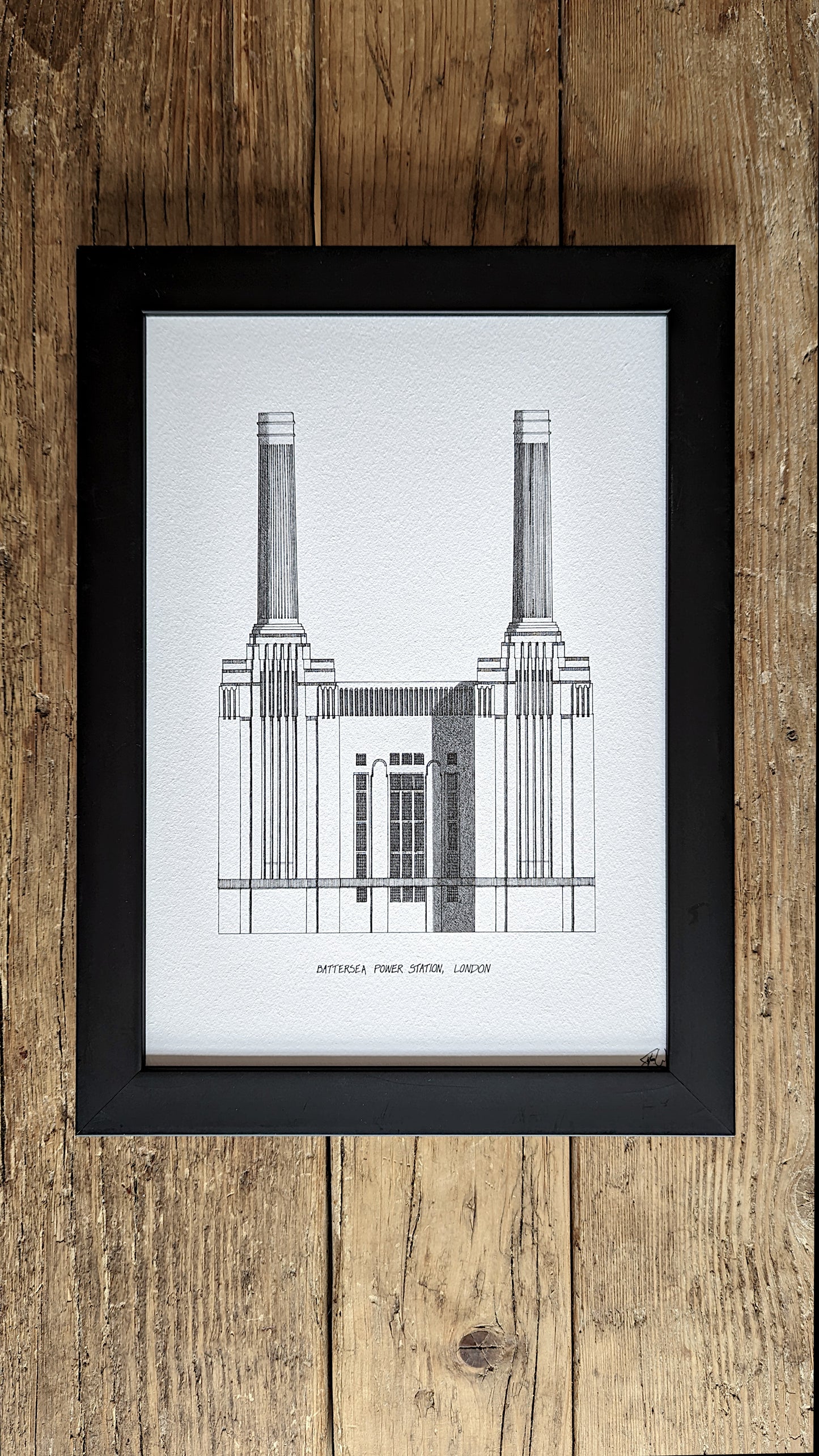 Battersea Power Station, London - High Quality Architecture Print