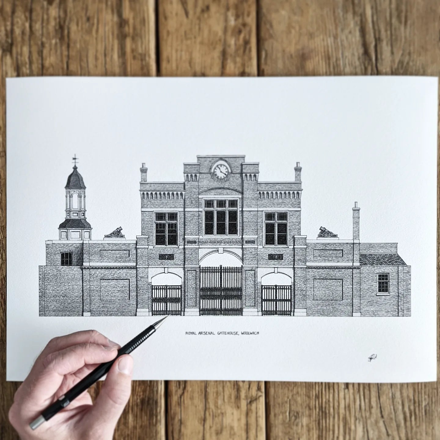 Woolwich Gatehouse art print