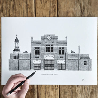 Woolwich Gatehouse art print