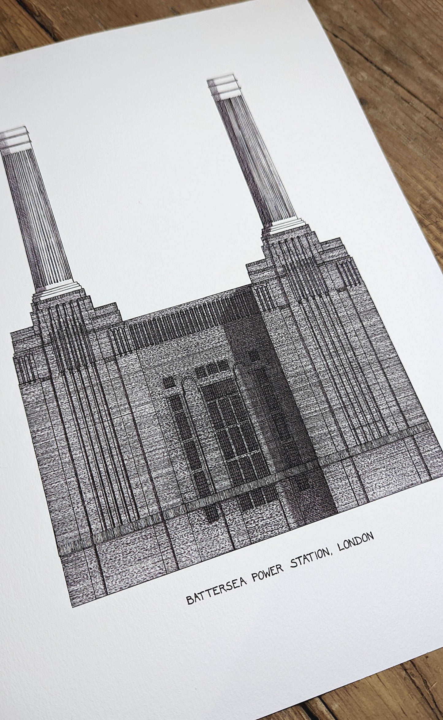 Battersea Power Station, London - High Quality Architecture Print