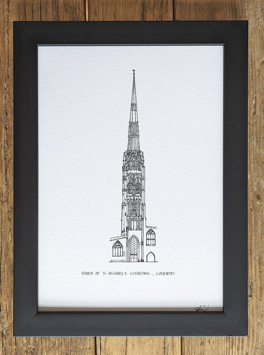 Coventry Cathedral - High Quality Architecture Print