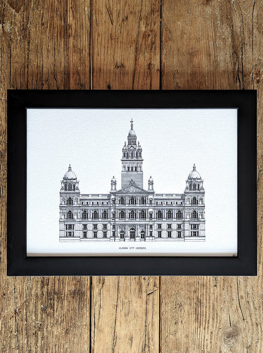 Glasgow City Chambers - High Quality Architecture Print